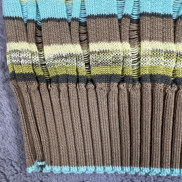 Missoni Cardigan Womens Size It 48 Lace Ribbed Form Fitting Stretch Cotton Retro - Picture 4 of 13